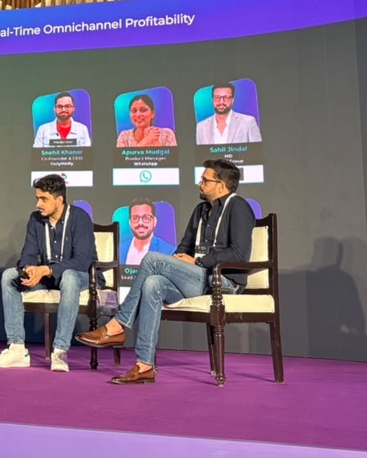 Sahil Jindal seated on the panel at the D2C Insider Frontier AI Summit, Gurgaon
