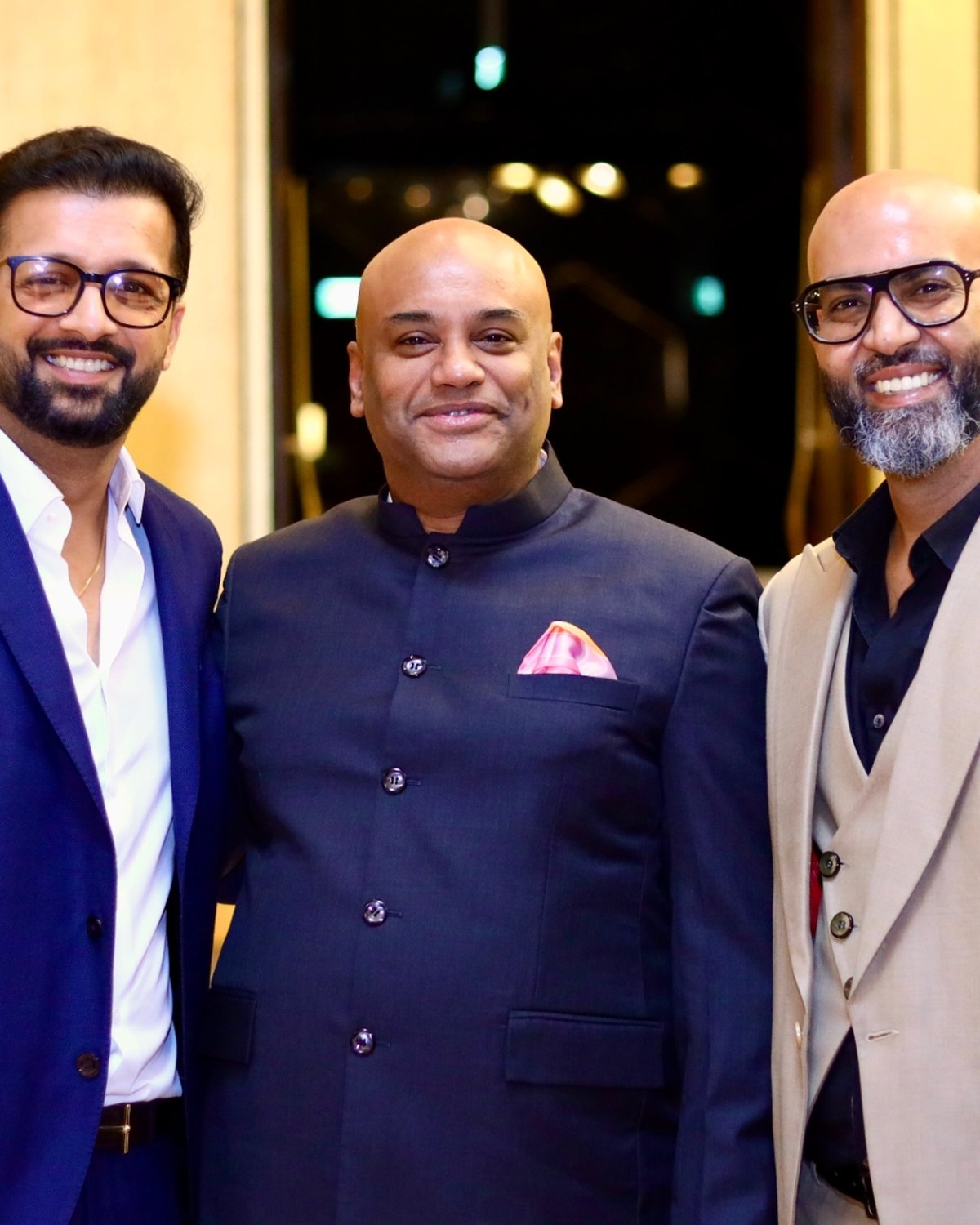 Sahil Jindal with fellow industry leaders at a Gurugram business gathering